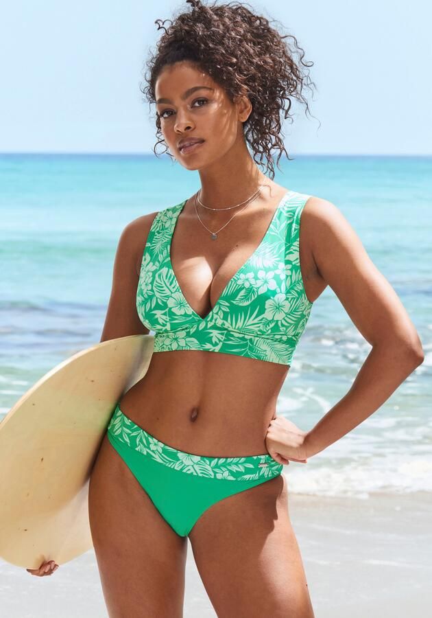 Venice Beach Bustierbikinitop Moloka met tropische print - Foto 9