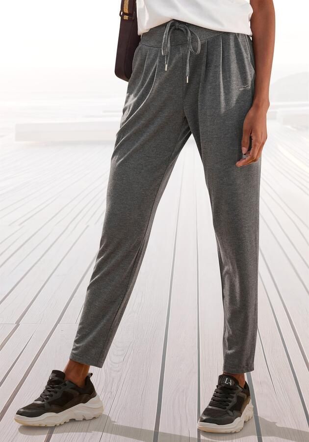 Venice Beach Comfortbroek met brede tailleband losse harembroek loungewear - Foto 3