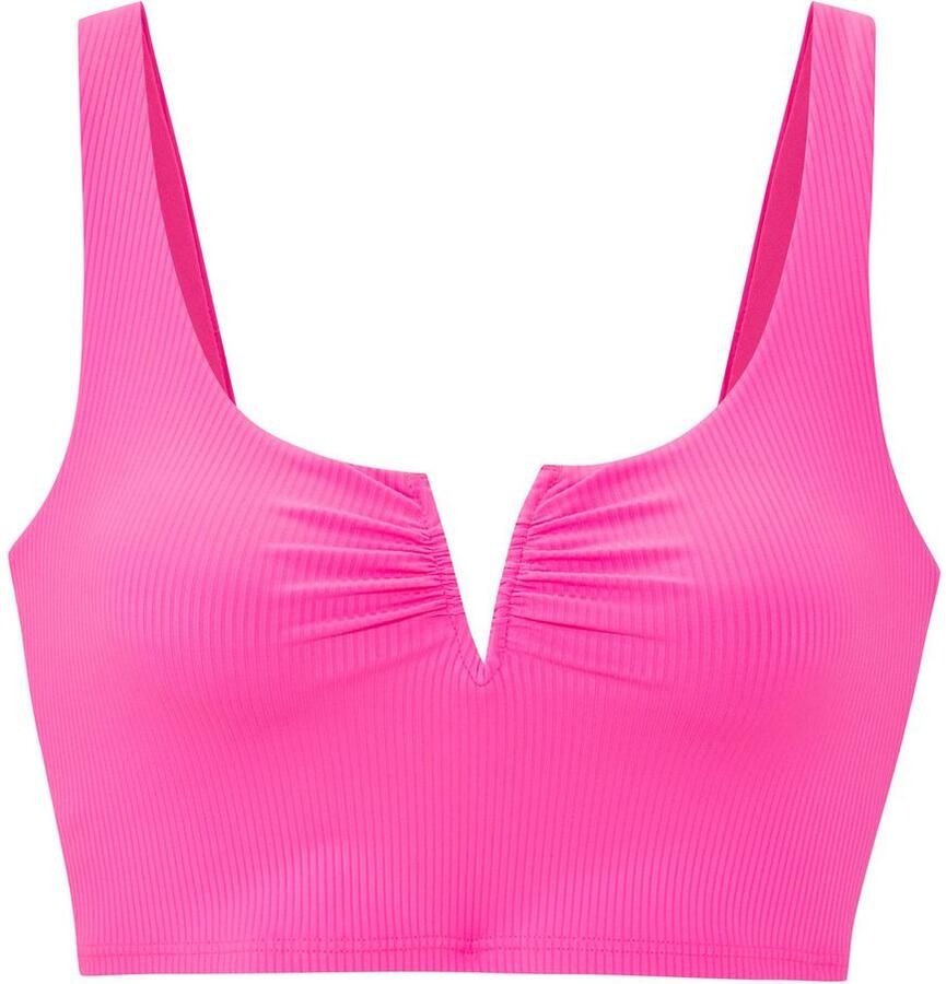Venice Beach Crop-bikinitop Lucky met v-beugel detail voor
