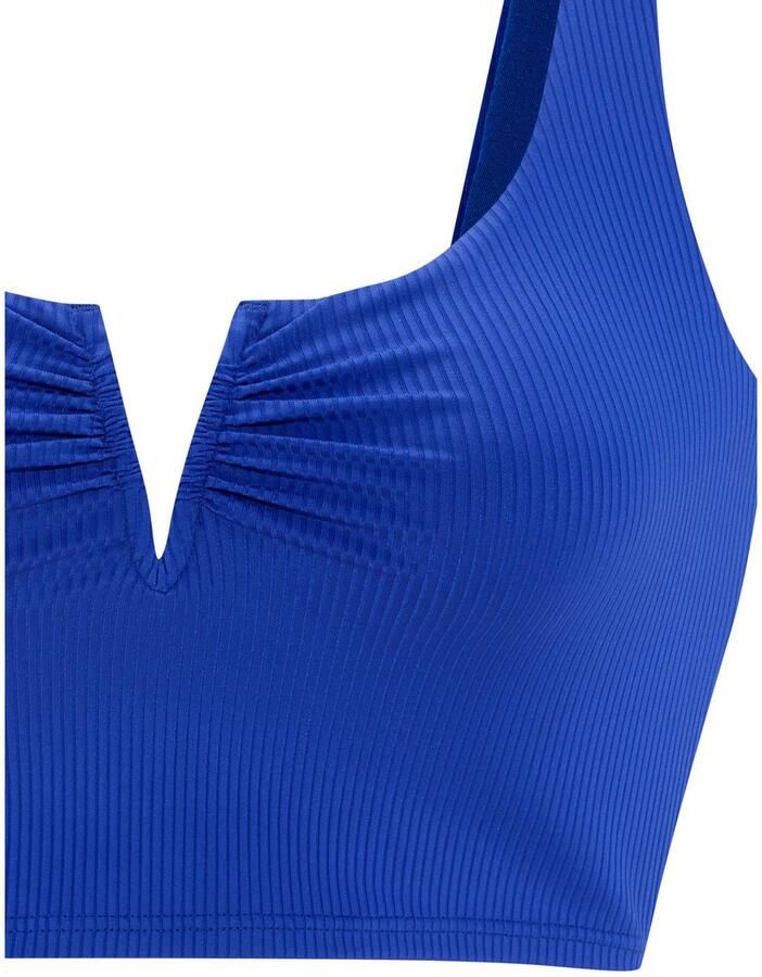 Venice Beach Crop-bikinitop Lucky met v-beugel detail voor