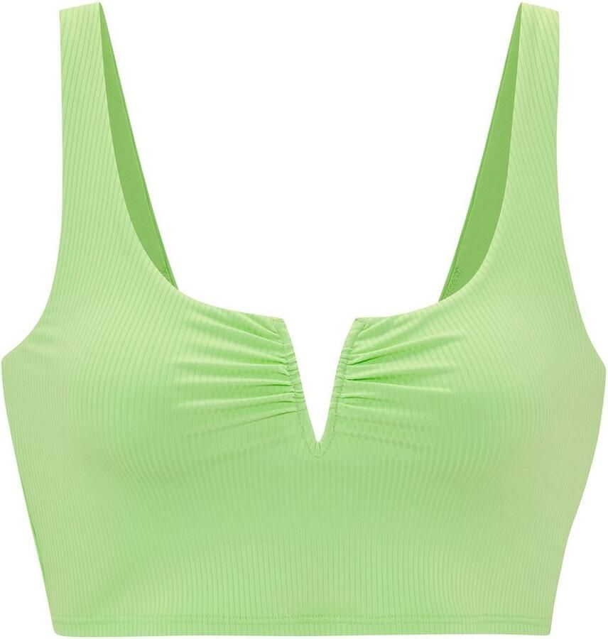 Venice Beach Crop-bikinitop Lucky met v-beugel detail voor