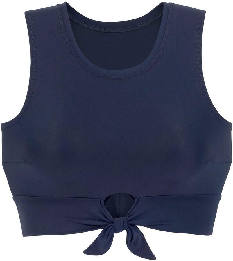 Venice Beach Highwaist-bikinibroekje Planeet in trendy belijning