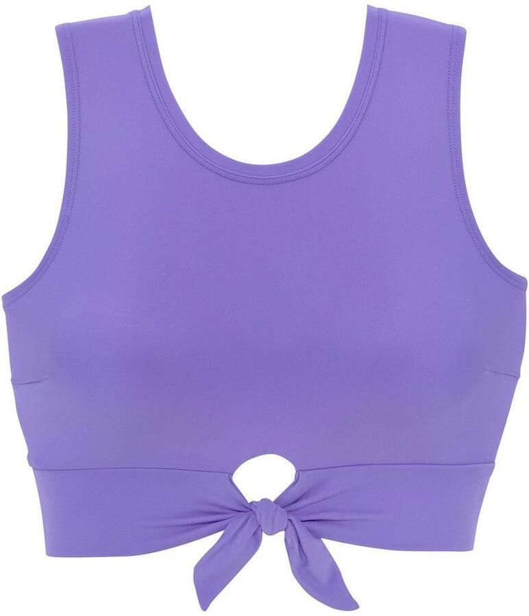 Venice Beach Crop-bikinitop Planeet met sierstrik