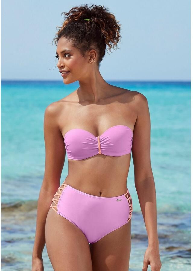 Venice Beach Beugelbikinitop in bandeaumodel ANNA met gevlochten details - Foto 5