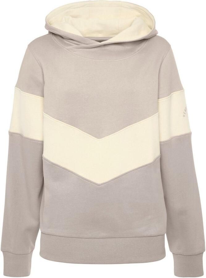 Venice Beach Hoodie met colorblock-look sportieve hoodie