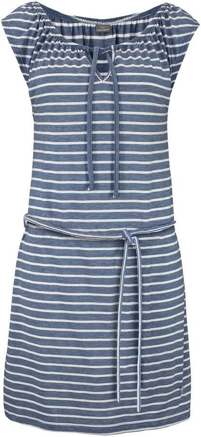 Venice Beach Jerseyjurk en gestreepte print sportieve zomerjurk strandjurk (Met een bindceintuur) - Foto 3