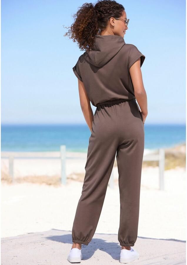 Venice Beach Jumpsuit van jersey kortärmelige jumpsuit met zakken - Foto 2