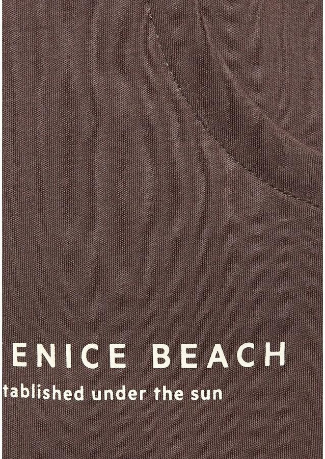 Venice Beach Jumpsuit van jersey kortärmelige jumpsuit met zakken