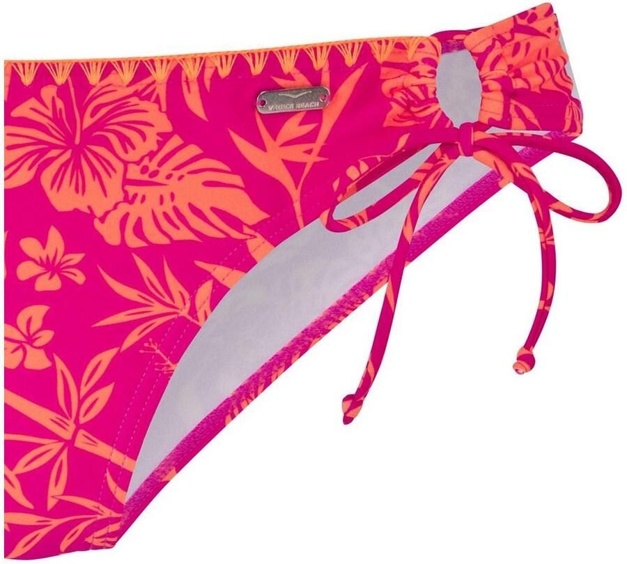 Venice Beach Push-upbikini Kensi met contrasterende gehaakte rand