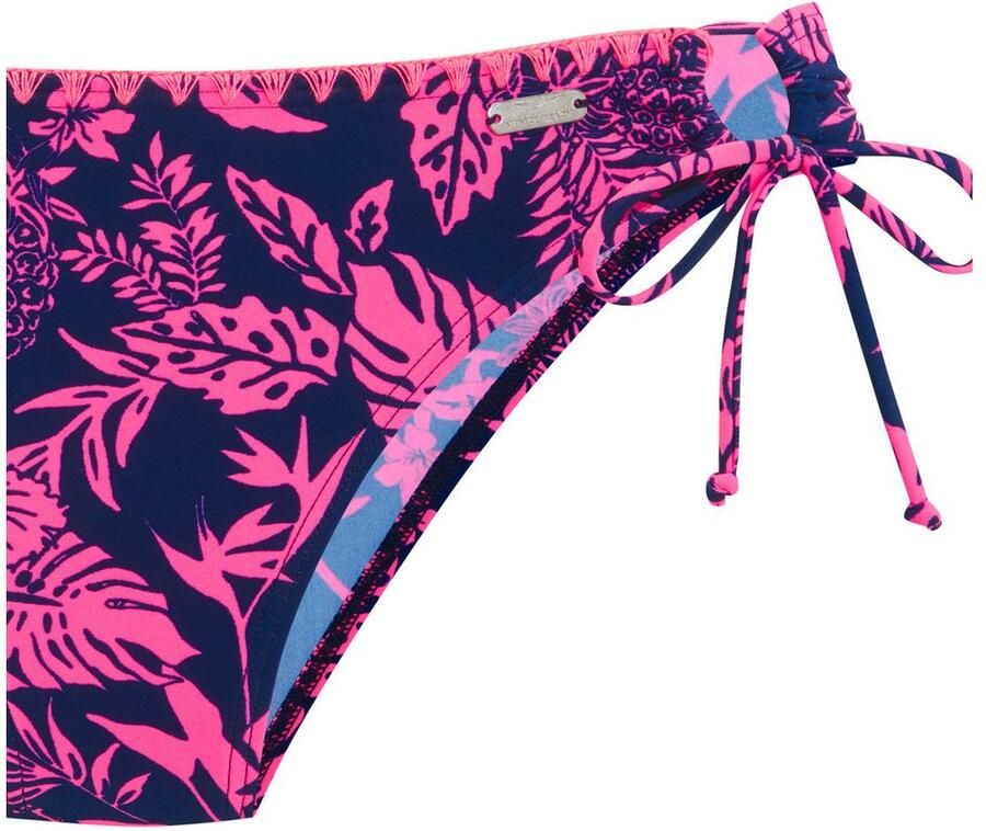 Venice Beach Push-upbikini Kensi met contrasterende gehaakte rand