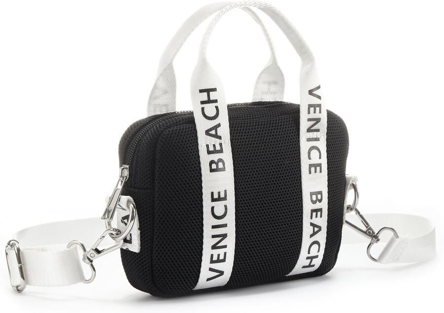 Venice Beach Schoudertas Minitas handtas van mesh-materiaal VEGAN - Foto 5