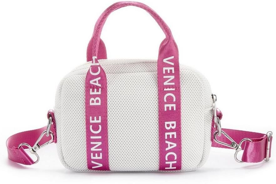 Venice Beach Schoudertas Minitas handtas van mesh-materiaal VEGAN - Foto 4