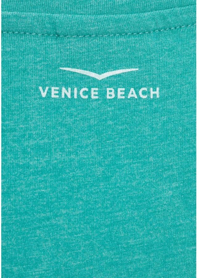 Venice Beach Shirt met korte mouwen met frontprint t-shirt van katoenmix basic casual - Foto 2
