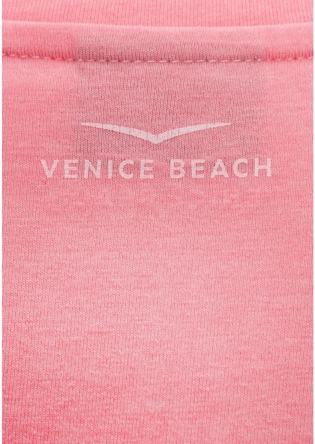 Venice Beach Shirt met korte mouwen met frontprint t-shirt van katoenmix basic casual - Foto 3