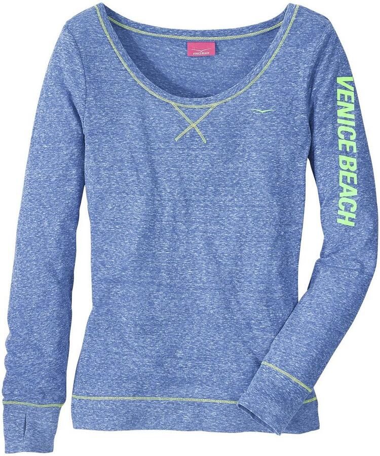 Venice Beach Shirt met lange mouwen met sportieve logoprint sportief-casual - Foto 4