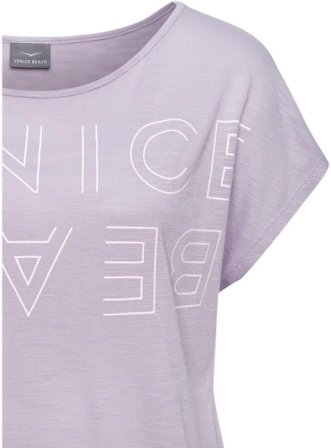 Venice Beach Shirt met ronde hals met logoprint t-shirt zomerse sportieve look - Foto 2