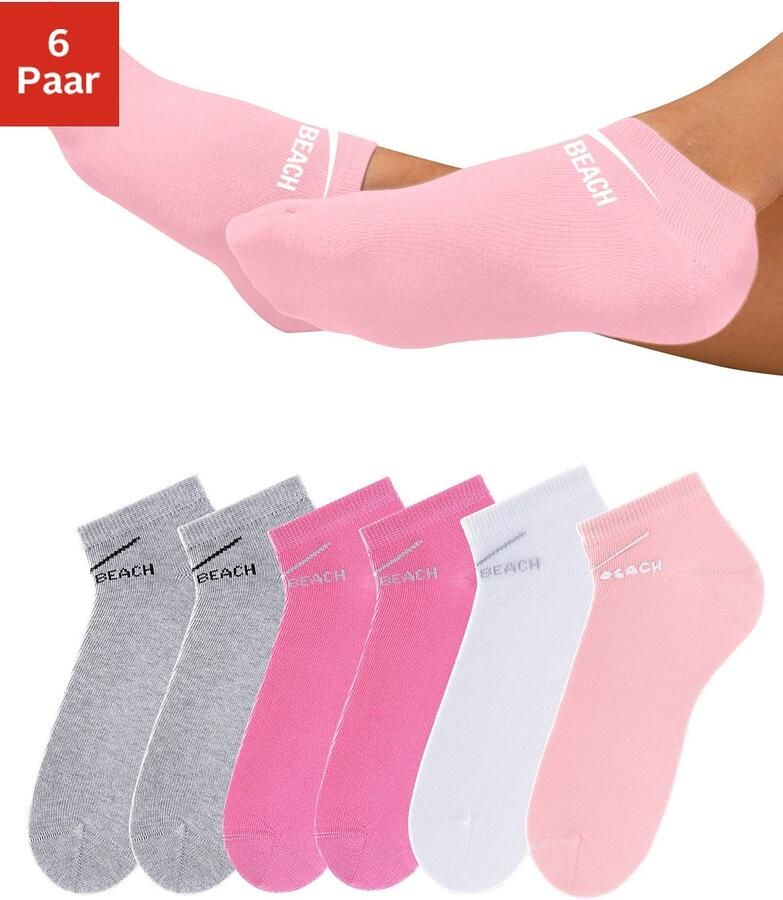 Venice Beach Sneakersokken perfecte pasvorm door lycra-aandeel (set 6 paar) - Foto 4