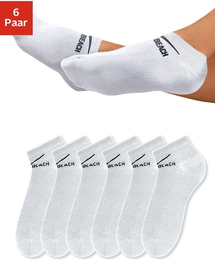 Venice Beach Sneakersokken perfecte pasvorm door lycra-aandeel (set 6 paar) - Foto 4