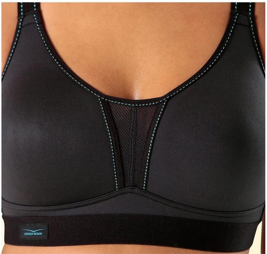 Venice Beach Sport-bh zonder beugels voor takken van sport met sterke belasting