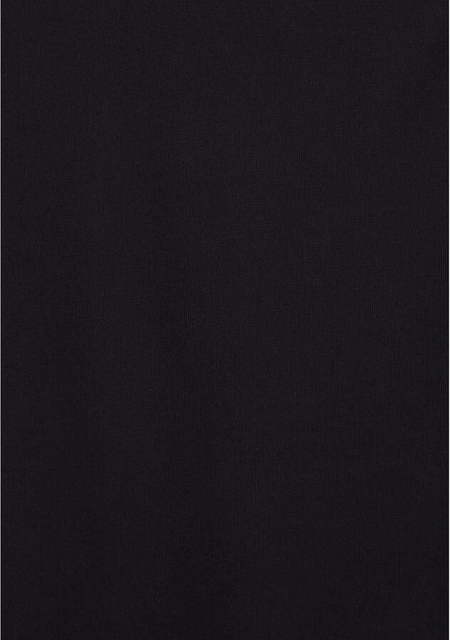 Venice Beach Strandjurk met frontprint losse longsleeve van jersey zomerjurk