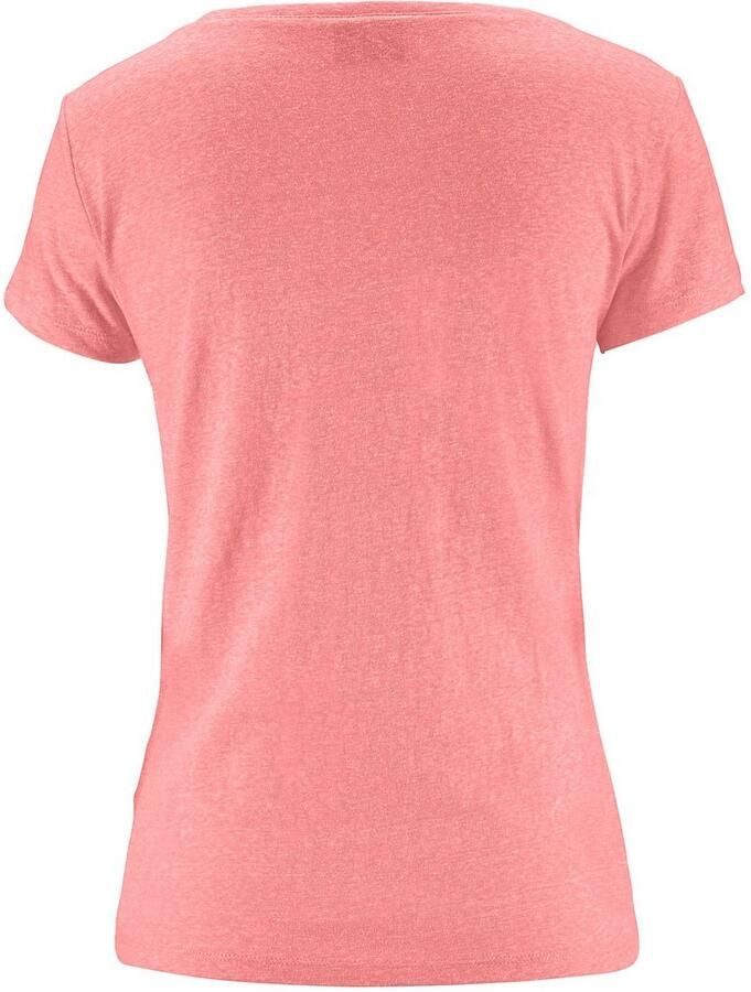 Venice Beach Strandshirt met logoprint van gemêleerde stof vintage look sportief-casual