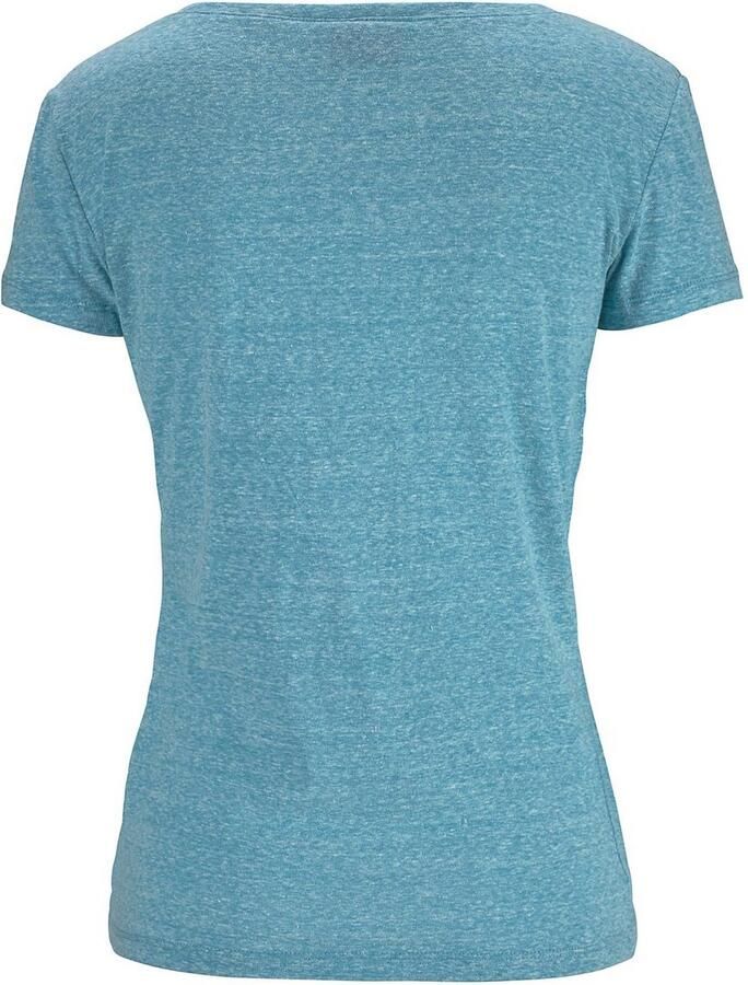 Venice Beach Strandshirt met logoprint van gemêleerde stof vintage look sportief-casual - Foto 4