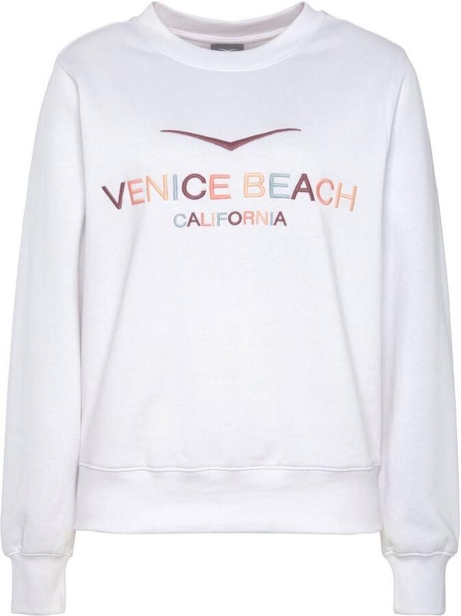 Venice Beach Sweatshirt met grote logo-borduurwerk sportief-casual - Foto 4