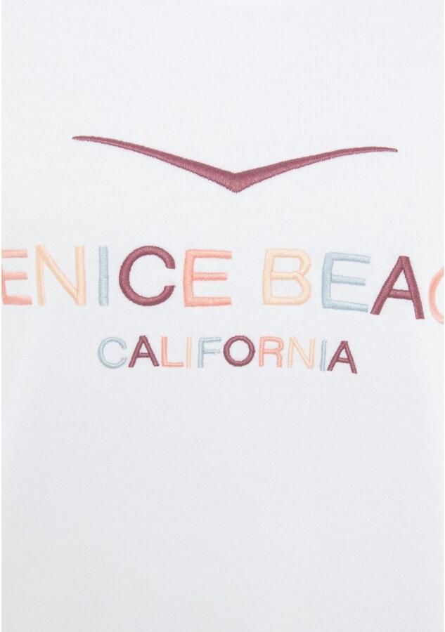 Venice Beach Sweatshirt met grote logo-borduurwerk sportief-casual - Foto 3