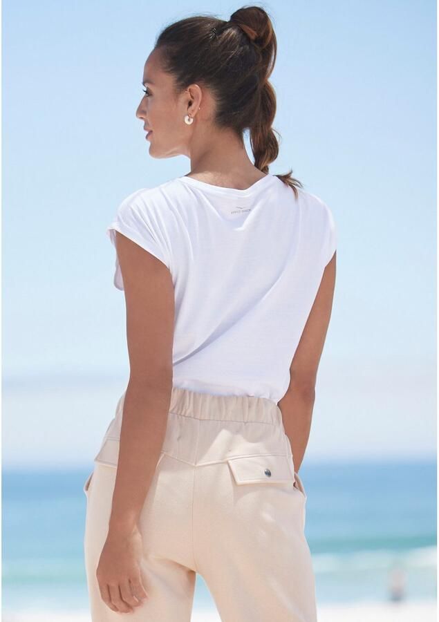 Venice Beach T-shirt met hartjes print katoenen shirt met korte mouwen basic - Foto 5