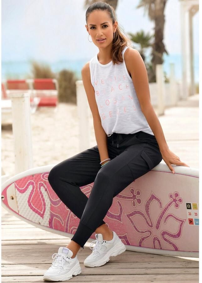 Venice Beach Tanktop met logoprint tanktop