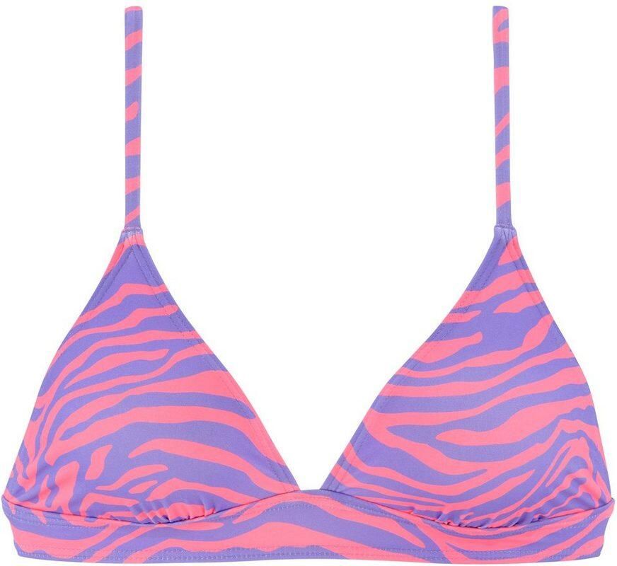 Venice Beach Triangel-bikinitop Fjella in tweekleurige animal-look