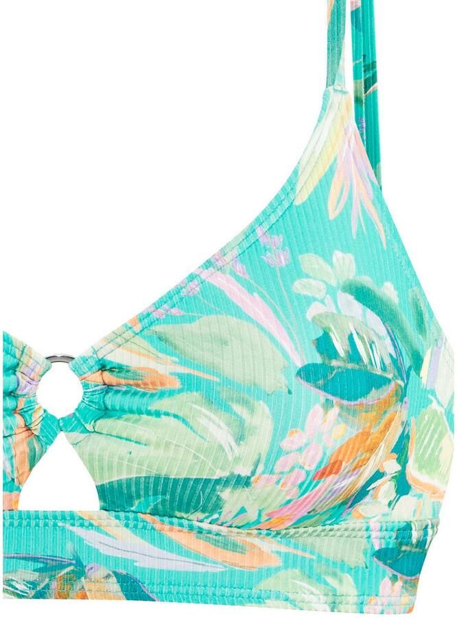 Venice Beach Triangel-bikinitop Sandra in modieuze licht glanzende ribstof - Foto 3