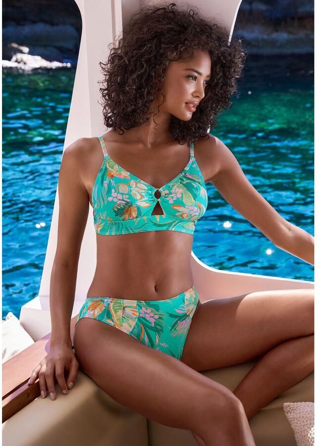 Venice Beach Triangel-bikinitop Sandra in modieuze licht glanzende ribstof - Foto 4