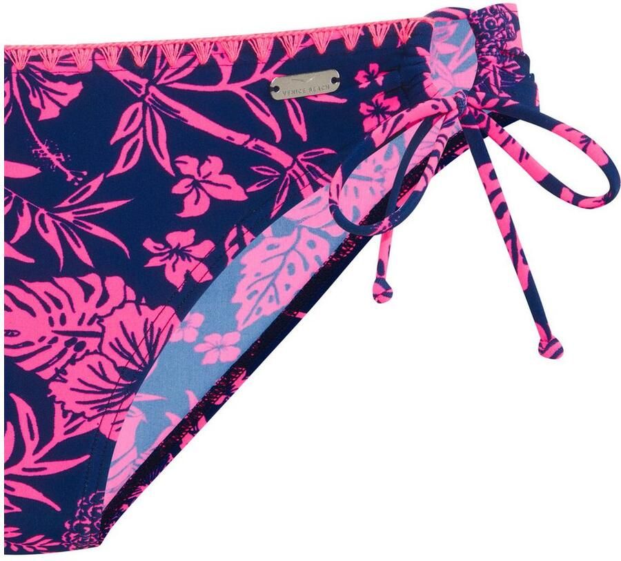 Venice Beach Triangelbikini Kensi met contrastkleurig gehaakt randje