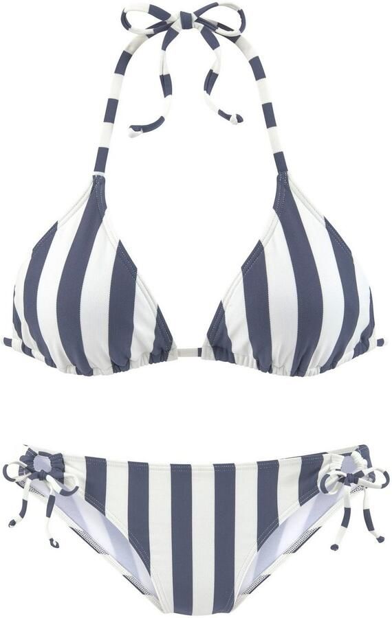 Venice Beach Triangelbikini met geweven strepen - Foto 3