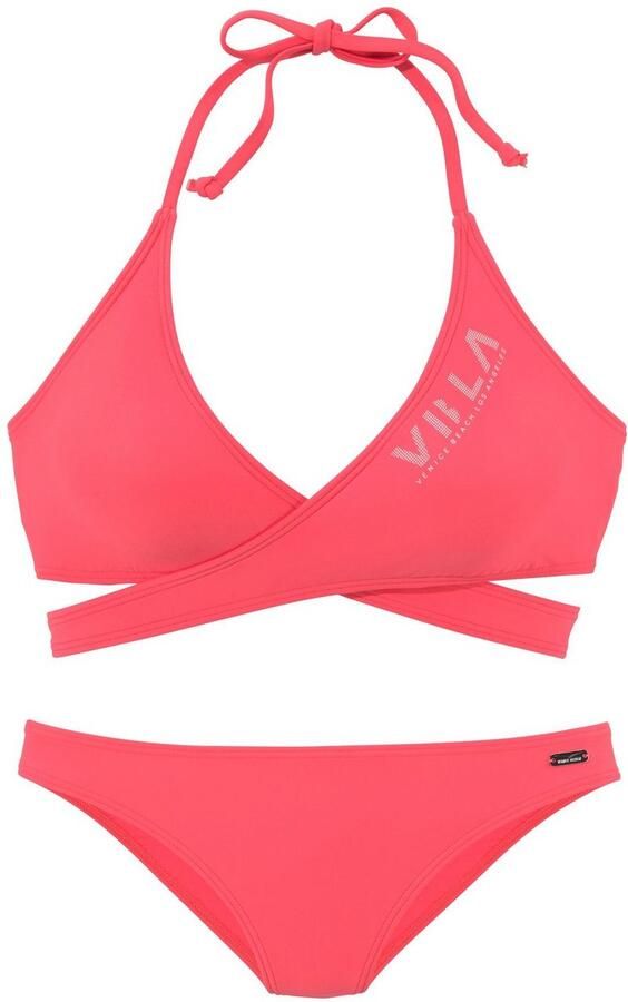 Venice Beach Triangelbikini met top in wikkel-look - Foto 8