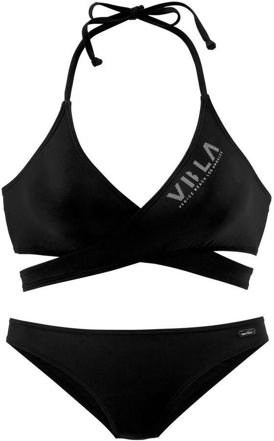 Venice Beach Triangelbikini met top in wikkel-look - Foto 6