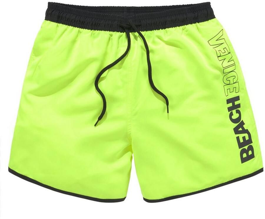 Venice Beach Zwemshort Bo met logoprint op de pijp