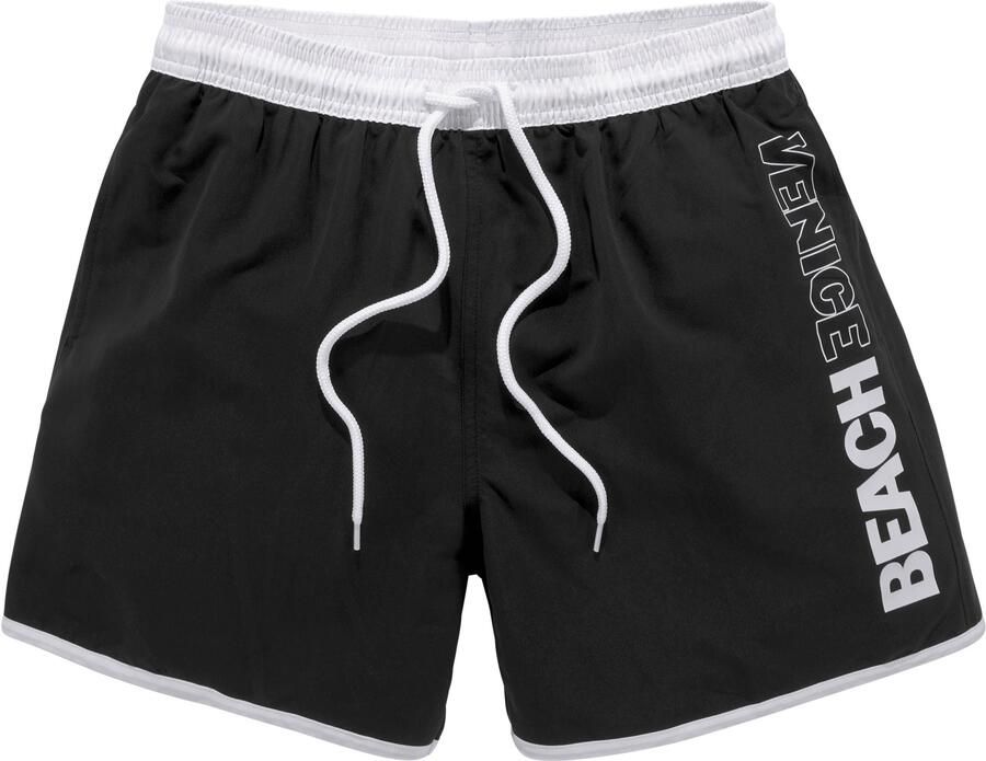 Venice Beach Zwemshort Bo met logoprint op de pijp - Foto 3