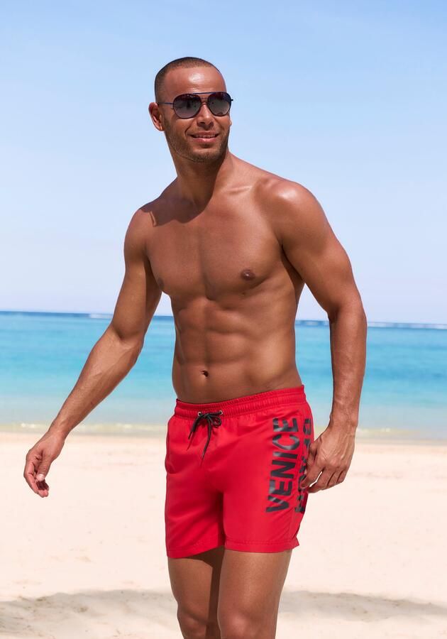 Venice Beach Zwemshort met binnenslip met binnenzak met buitentrekkoord - Foto 3