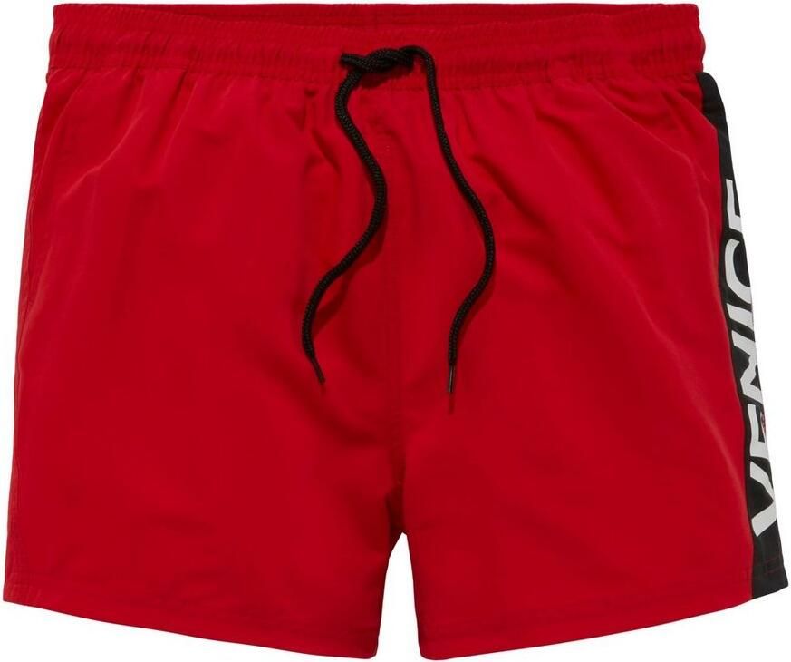 Venice Beach Zwemshort met groot merkopschrift