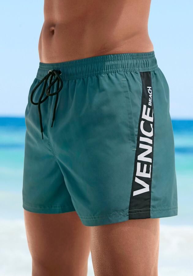 Venice Beach Zwemshort met groot merkopschrift - Foto 4