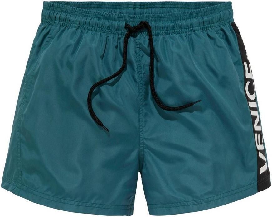Venice Beach Zwemshort met groot merkopschrift