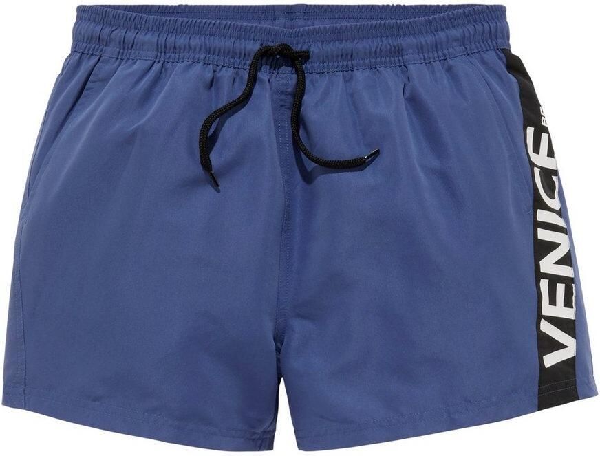 Venice Beach Zwemshort met groot merkopschrift