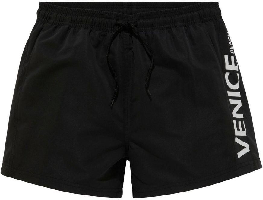 Venice Beach Zwemshort met groot merkopschrift