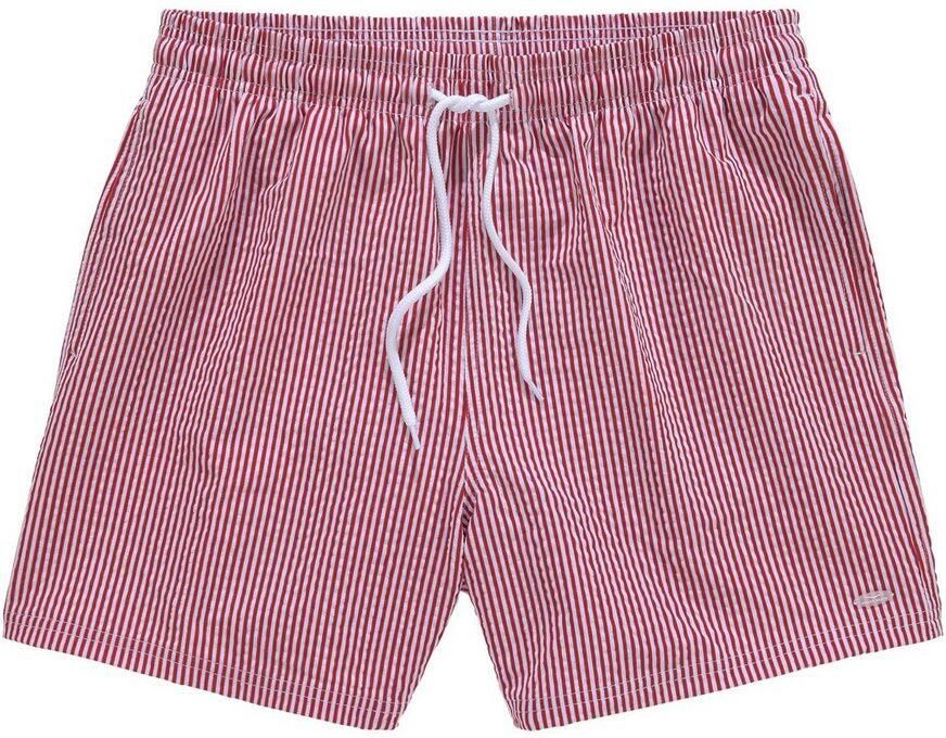 Venice Beach Zwemshort met seersucker-effect