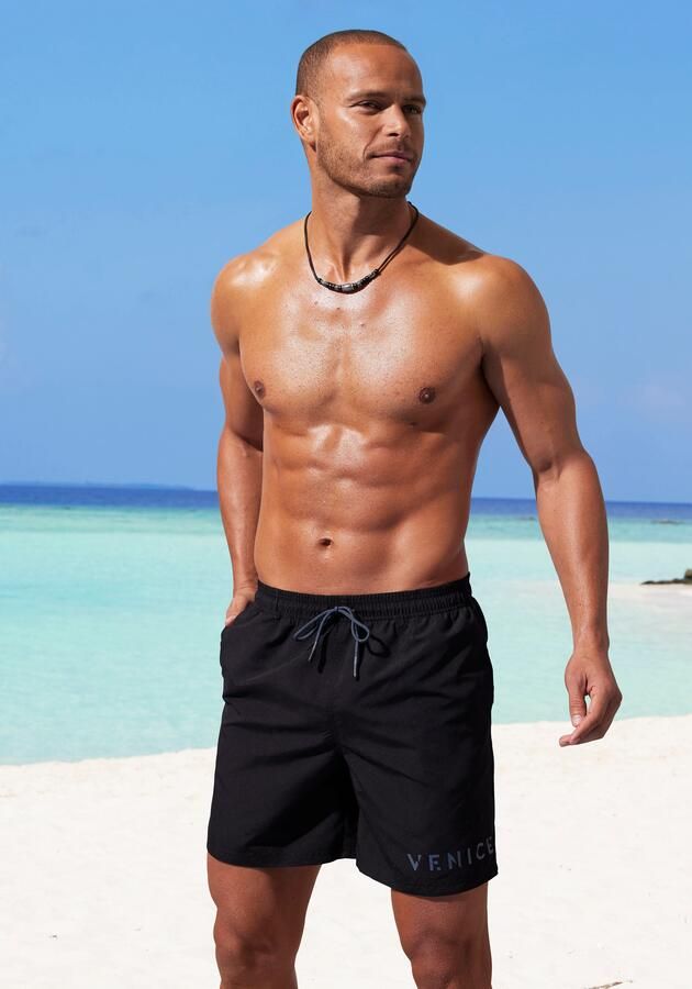 Venice Beach Zwemshort zij-instapzak met rits - Foto 4