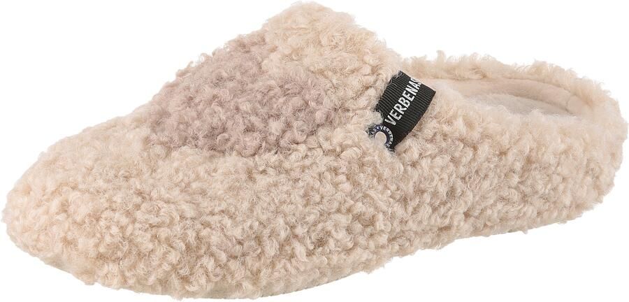 VERBENAS Pantoffels York Curly Huis-slipper pantoffel comfortschoen met label - Foto 6