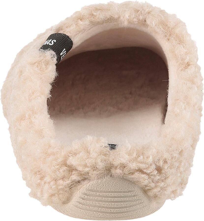 VERBENAS Pantoffels York Curly Huis-slipper pantoffel comfortschoen met label