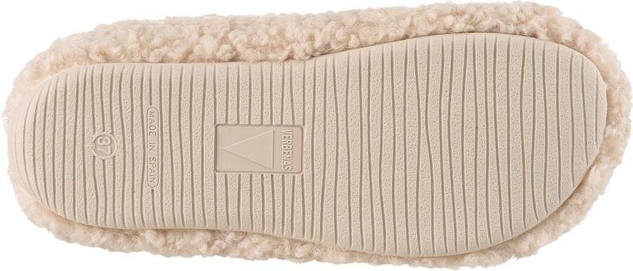 VERBENAS Pantoffels York Curly Huis-slipper pantoffel comfortschoen met label - Foto 4